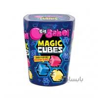 آدامس بیگ بابل مدل مجیک کیوبز با طعم میوه Big Babol Magic Cubes Fruit Flavored Chewing Gum