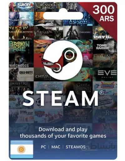 Steam Gift Card 300ARS