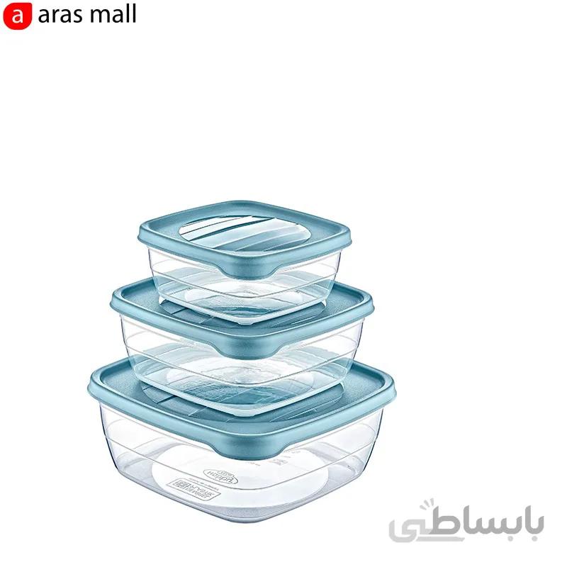 ظرف نگهدارنده هوبی لایف مدل 021035 مجموعه 3 عددی