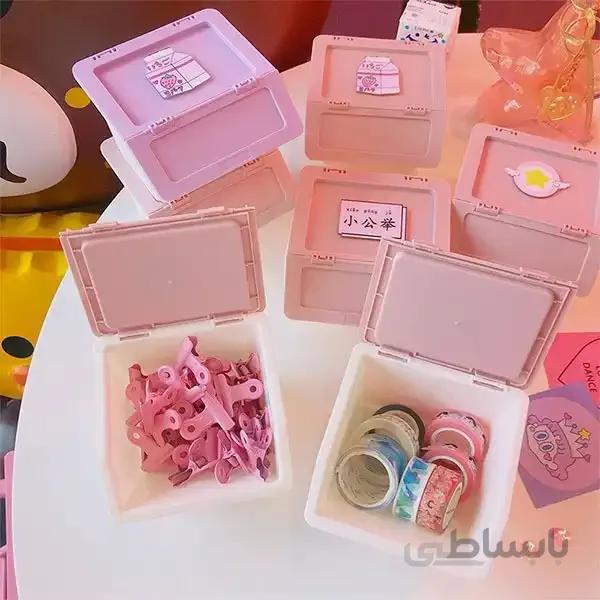 جعبه لوازم تحریر و آرایشی و بهداشتی فانتزی