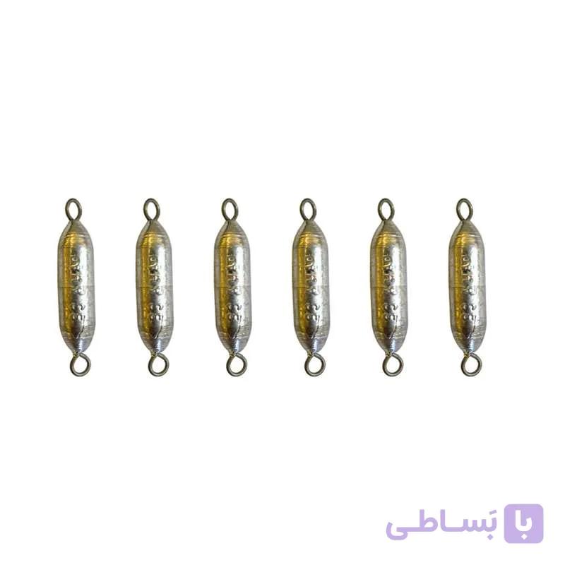 سرب ماهیگیری کد 33g بسته 6 عددی
