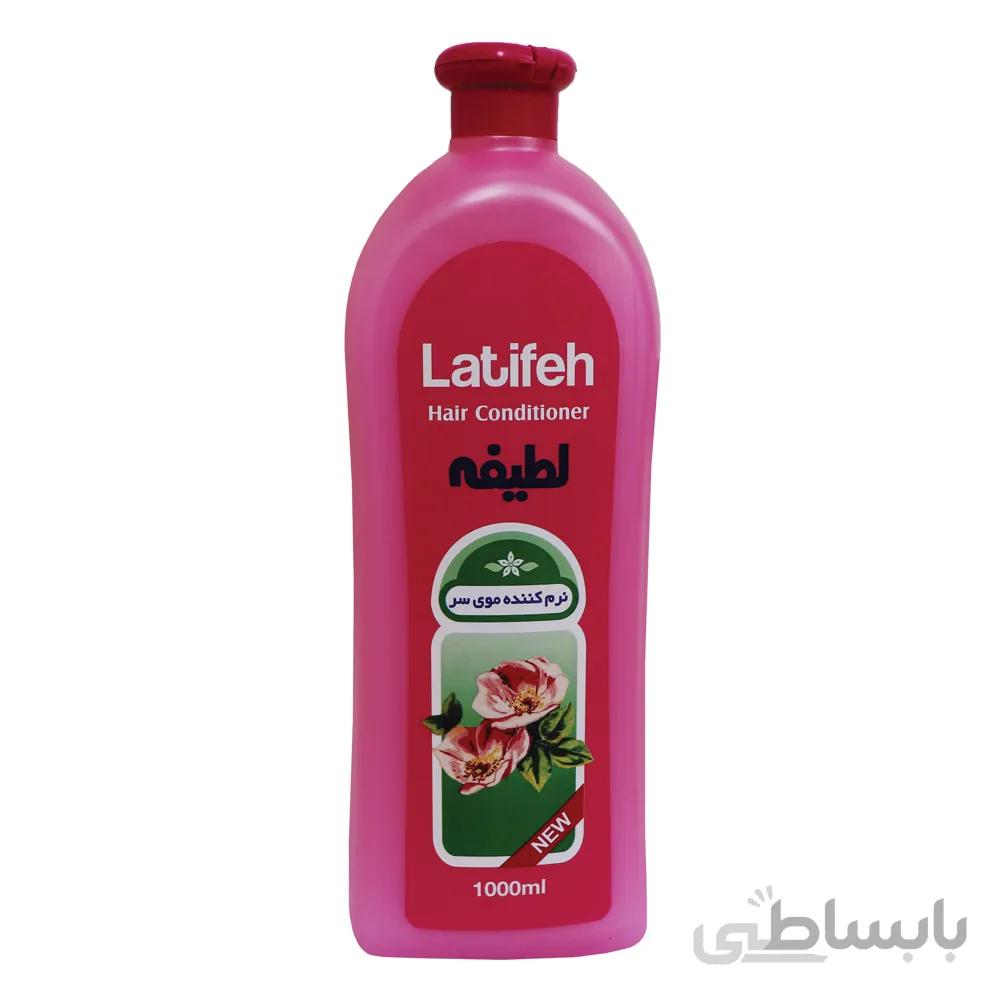 نرم کننده مو لطیفه مدل Flower حجم 1000 میلی لیتر