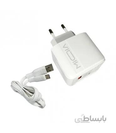 شارژر فست MIQIA مدل MA09 به همراه کابل تایپ سی