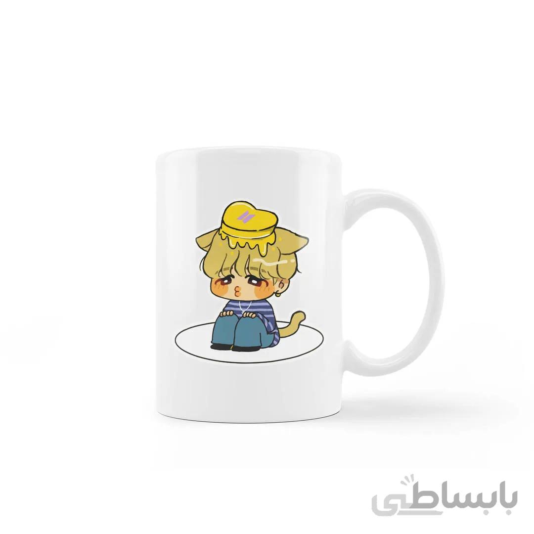 ماگ BTS طرح BT21 کد 2040033