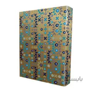 دفتر کلاسوری ۲۶حلقه طرح گل زیتونی