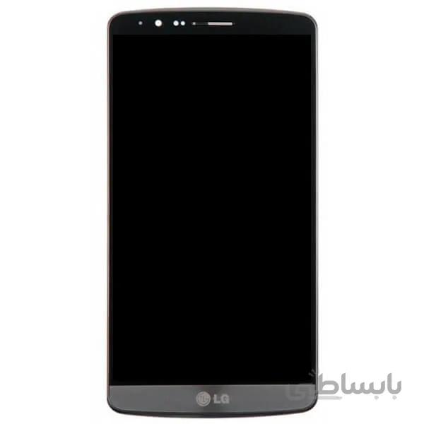 تاچ ال سی دی گوشی موبایل ال جی LG D855 / G3 مشکی سفید طلایی