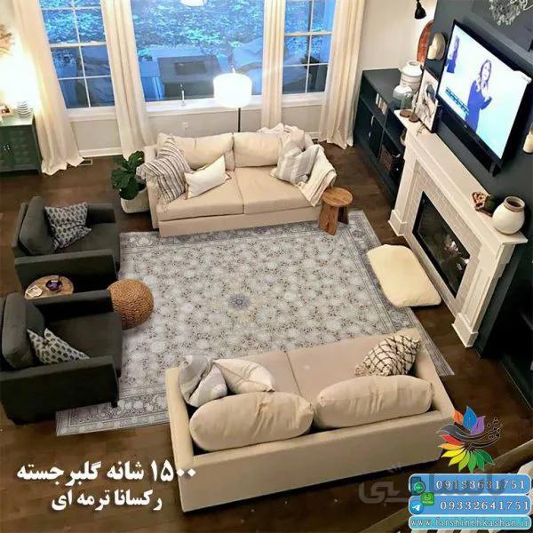 رکسانا ترمه ای 1500 شانه گل برجسته