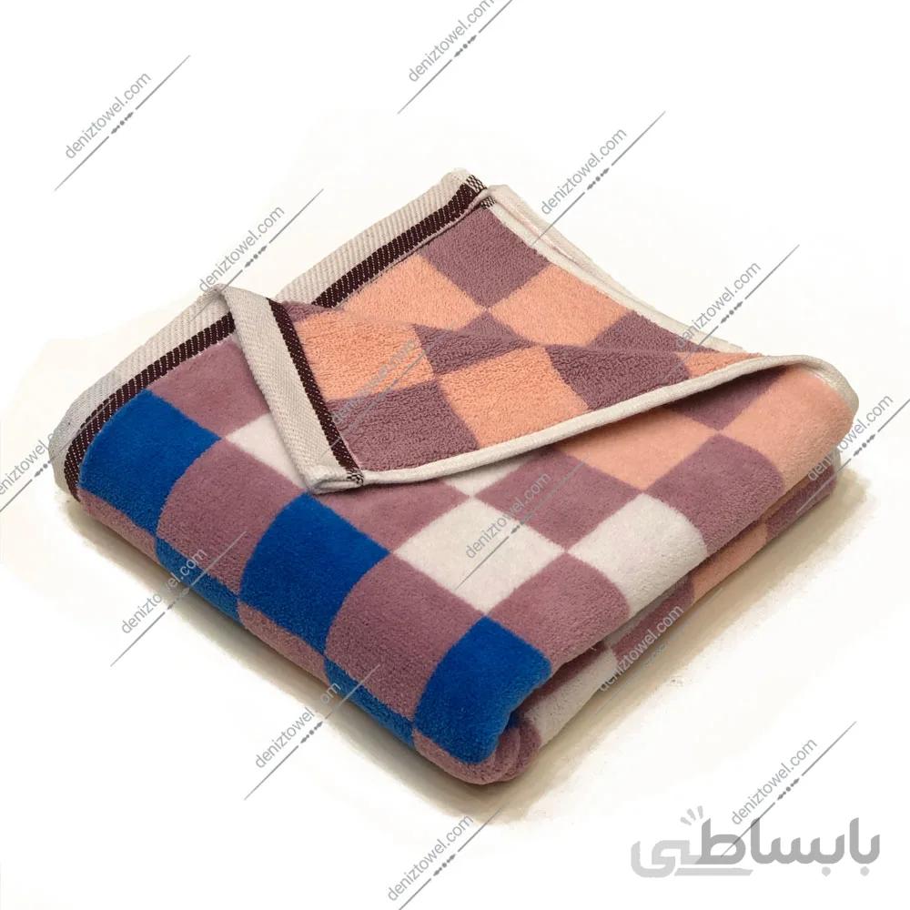 حوله دستی طرح شطرنجی کد 04