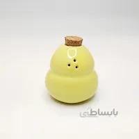 نمکدان چوب پنبه ای دستساز زرد