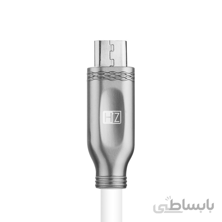 کابل شارژ میکرو یو اس بی 3 متری مدل ZCS36 HEATZ
