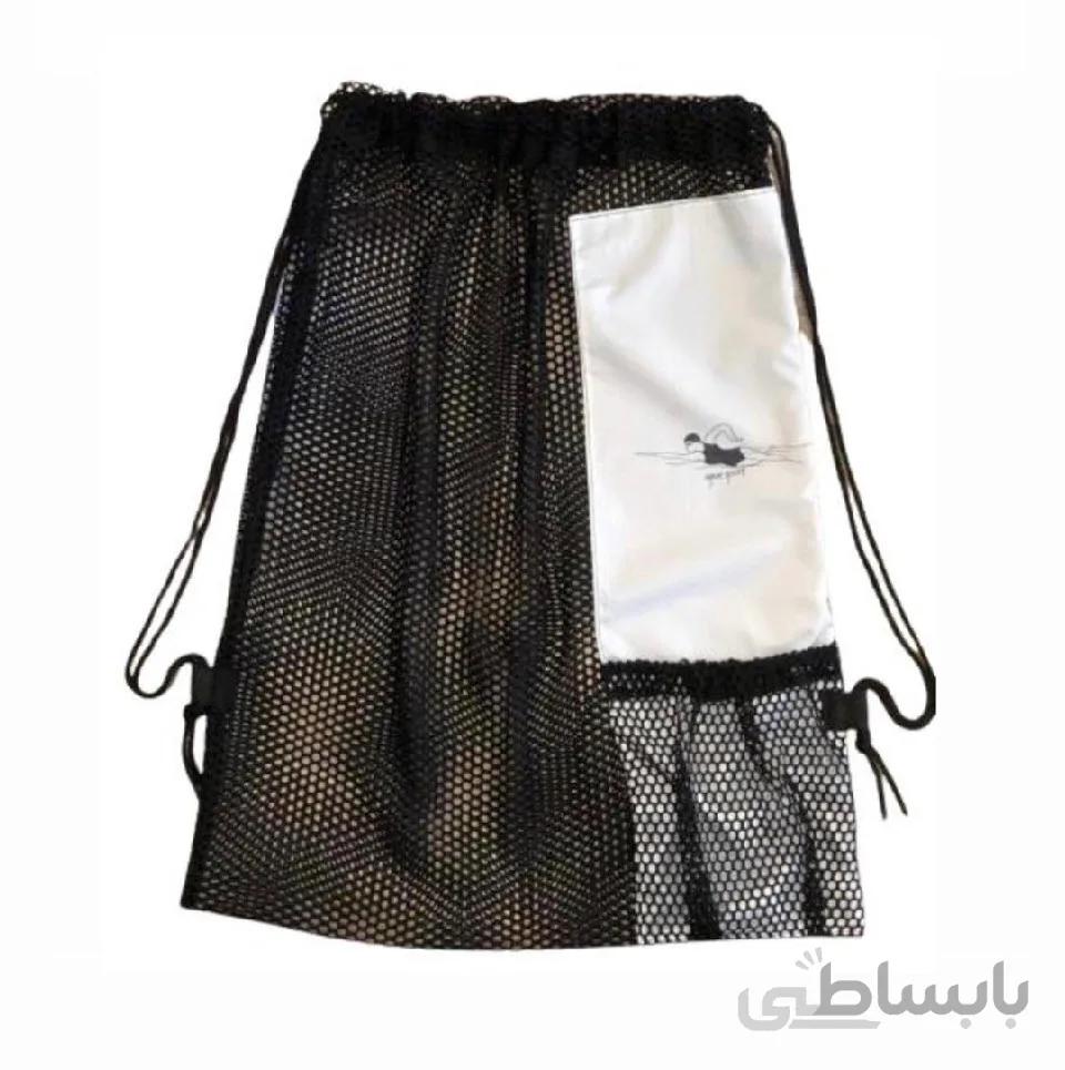مش بگ شنا آکوا اسپرت مدل zebra ا zebra large mesh bag