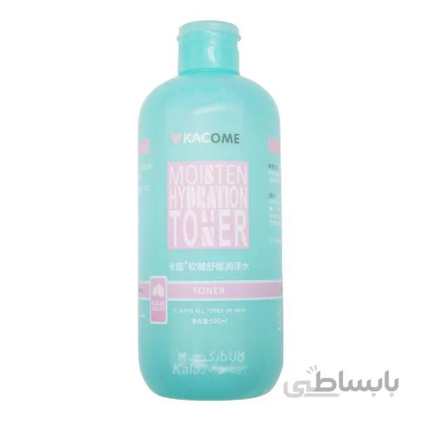 تونر آبرسان و مرطوب کننده کاکوم-آبی (Kacome Moisten Hydration Toner-500ml)