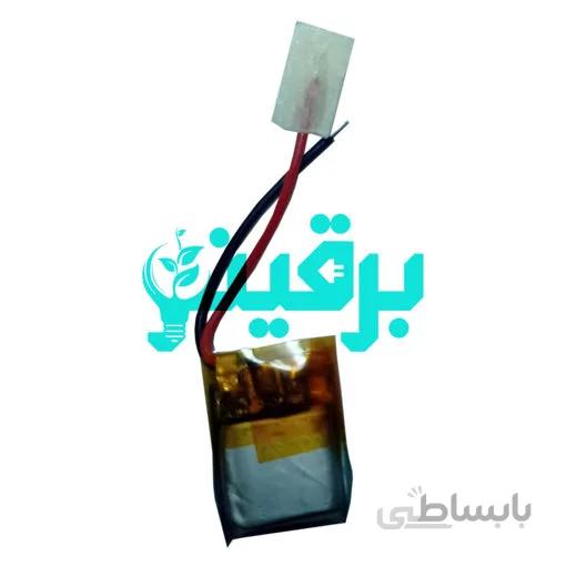 باتری لیتیوم پلیمر 3.7 ولت 100 میلی آمپر