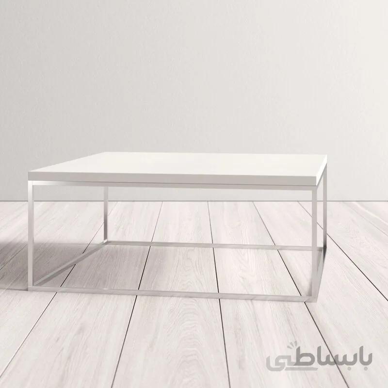 میز جلومبلی اِفِلدِر مربعی سیلور