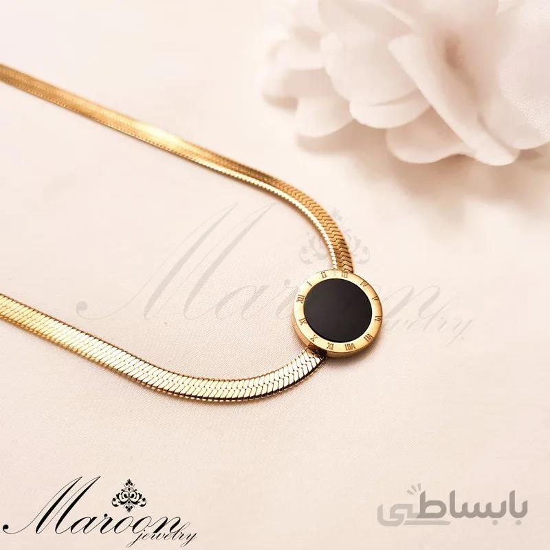 گردنبند بولگاری هرینگبون مارون CN183