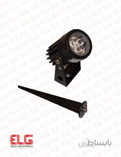چراغ چمنی 3 وات led (با نیزه)