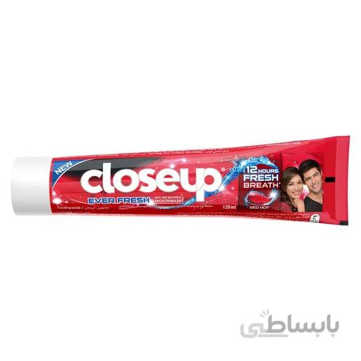 خمیر دندان ژله ای کلوز آپ مدل Red Hot حجم ۱۲۰ میلی لیتر