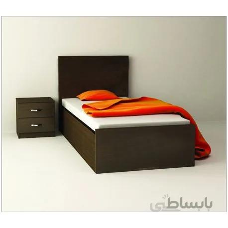 تخت خواب یک نفره ساده