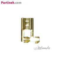 سرسیم کولری(فیشی مادگی) کج-ورودی سیم حداکثر 1.5-عرض داخلی ورودی 6.3 ا Partineh.com