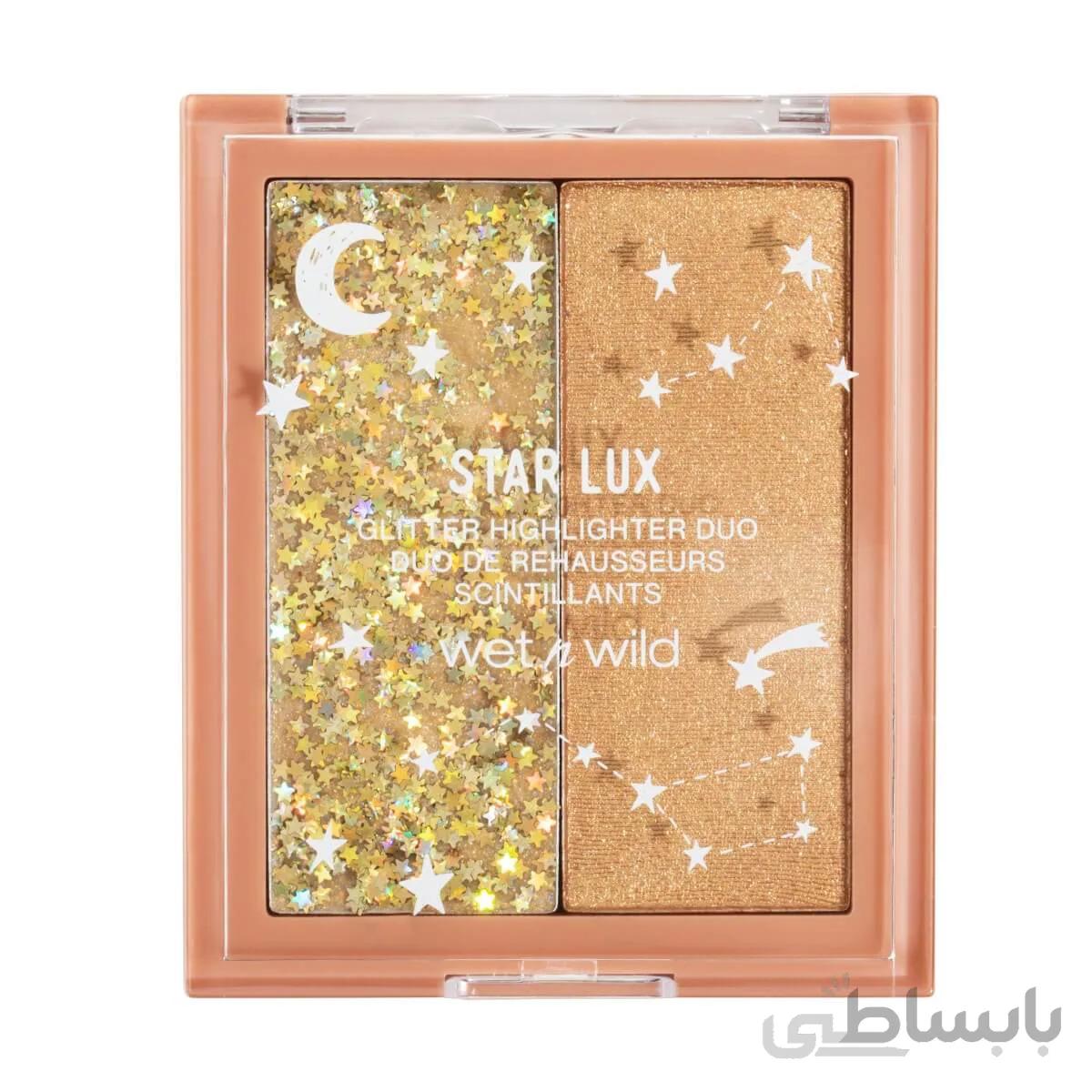 هایلایتر و گلیتر وت اند وایلد مدل Star Lux Glitter Highlighter Star Crazy