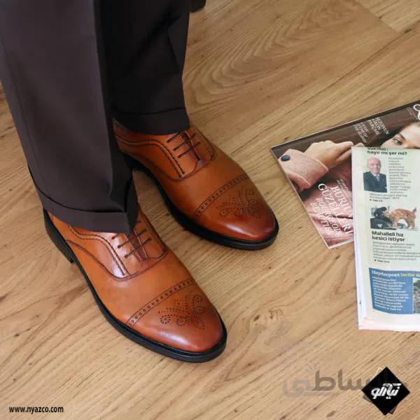 کفش رسمی مردانه تیگو کد ۴۱۶