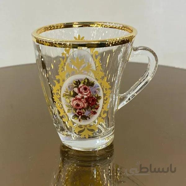 فنجان چای خوری طرح رز