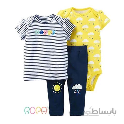 سه تکه بلوز بادی شلوار کارترز