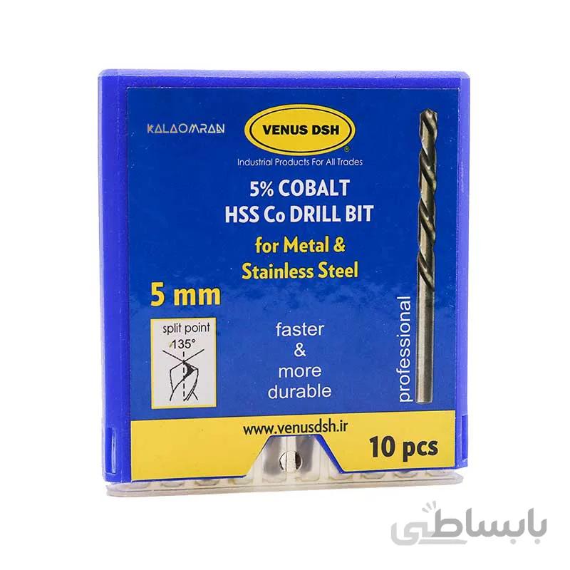 ست 10 عددی مته آهن سایز 5 میلی متر VENUS DSH