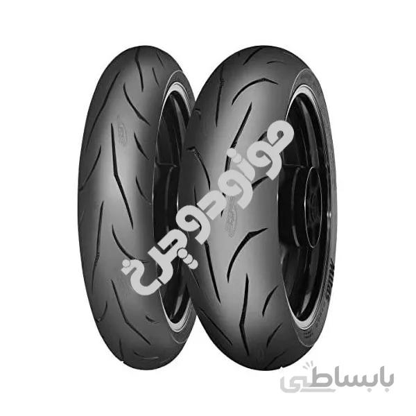 لاستیک موتورسیکلت میتاس سایز ۱۷-۱۲۰/۷۰ و ۱۷-۱۹۰/۵۵