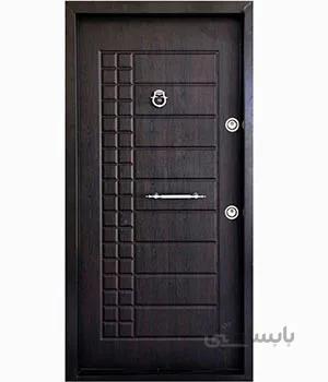 درب ضد سرقت بیسکوییتی پی وی سی ونگه 110 210 چپ بازشو
