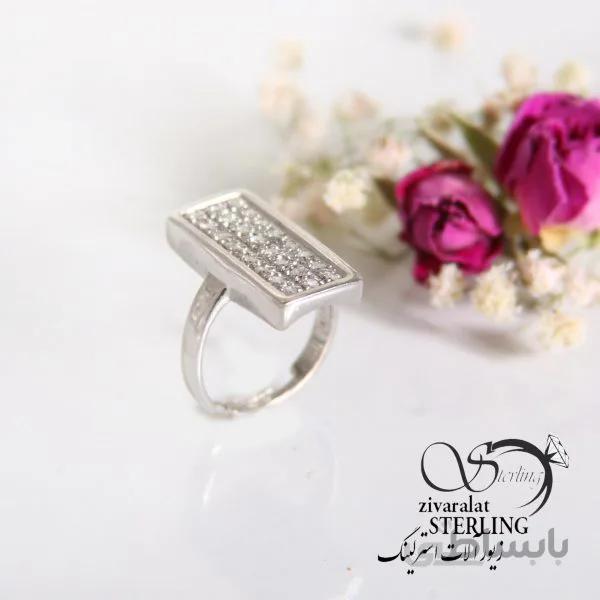 انگشتر نقره زنانه کد 181418