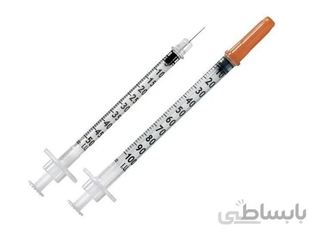 سرنگ انسولین آوا 1 سی سی گیج 31