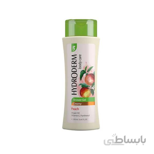 شامپو بدن کرمی هیدرودرم Hydroderm با رایحه هلو حجم 250 میلیلیتر