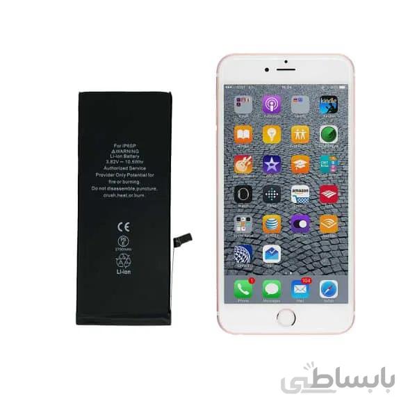 باتری آیفون ۶ پلاس iPhone 6 Plus با کد فنی ۰۰۰۴۲-۶۱۶