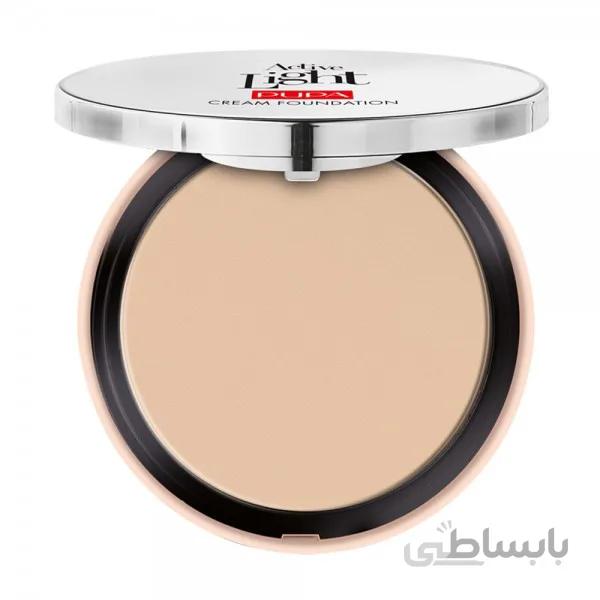 کرم پودر فشرده کرمی اکتیو لایت پوپا ا Active Light Cream foundation PUPA