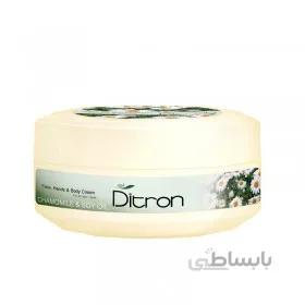 کرم مرطوب کننده بابونه دیترون حجم 200 میل ا Ditron Chamomile & Soy Moisturizing Cream 200ml