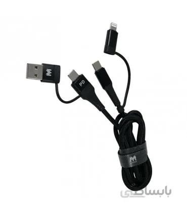 کابل شارژر 1*4 فست MOYAN مدل mc-2