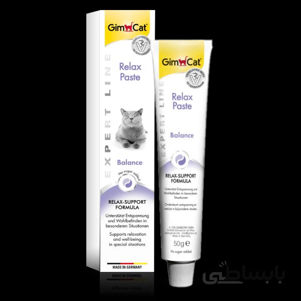 خمیر آرامش بخش گربه جیم کت Gim Cat مدل ریلکس Relax Paste ضد استرس وزن 50 گرم