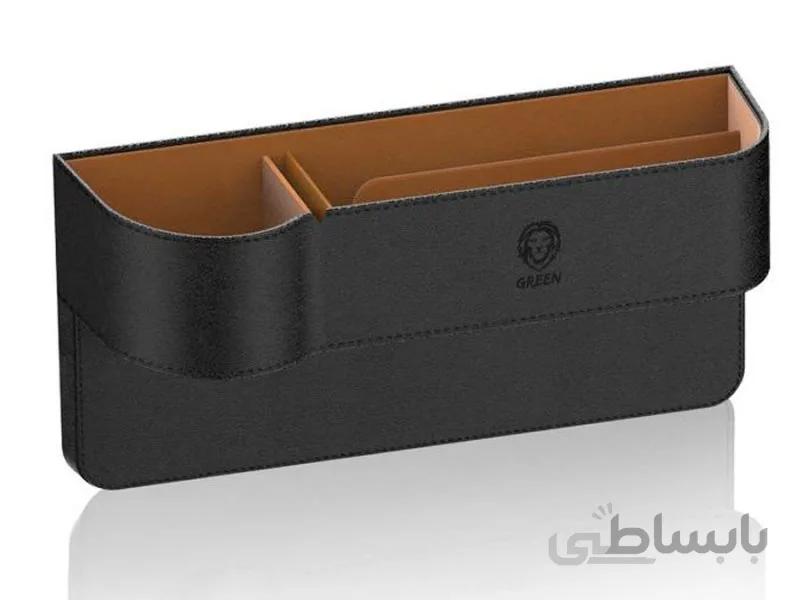 جعبه نظم دهنده داخل خودرو گرین Green Leather Universal Car Seats Organizer