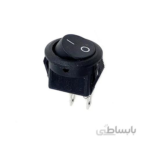 کلید راکر گرد دوحالته قطر 2 سانتی