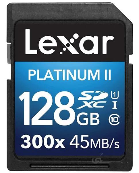 کارت حافظه لکسار Lexar SDXC 128 GB (45mb/s) 300X