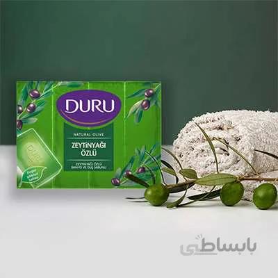 صابون بدن دورو مدل زیتون بسته 4 عددی 640 گرم ترکیه ا Double body soap, 4-piece olive model, 640 grams, Turkey کد 365549