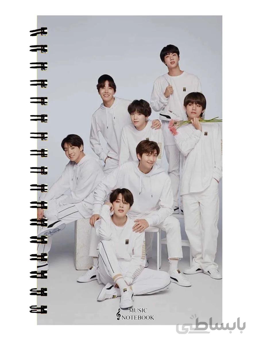 دفتر نت موسیقی طرح گروه بی تی اس bts