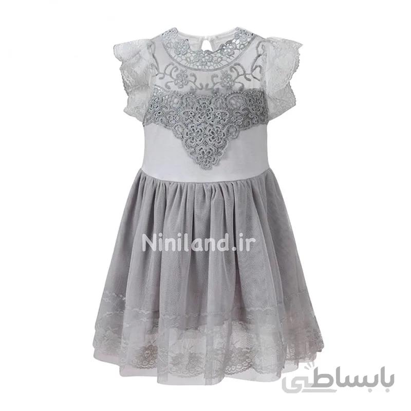سارافون دخترانه گیپور اسپانیایی