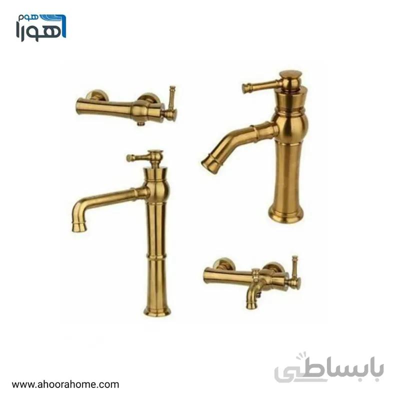 ست شیرآلات راسان مدل الیزه طلامات RASAN