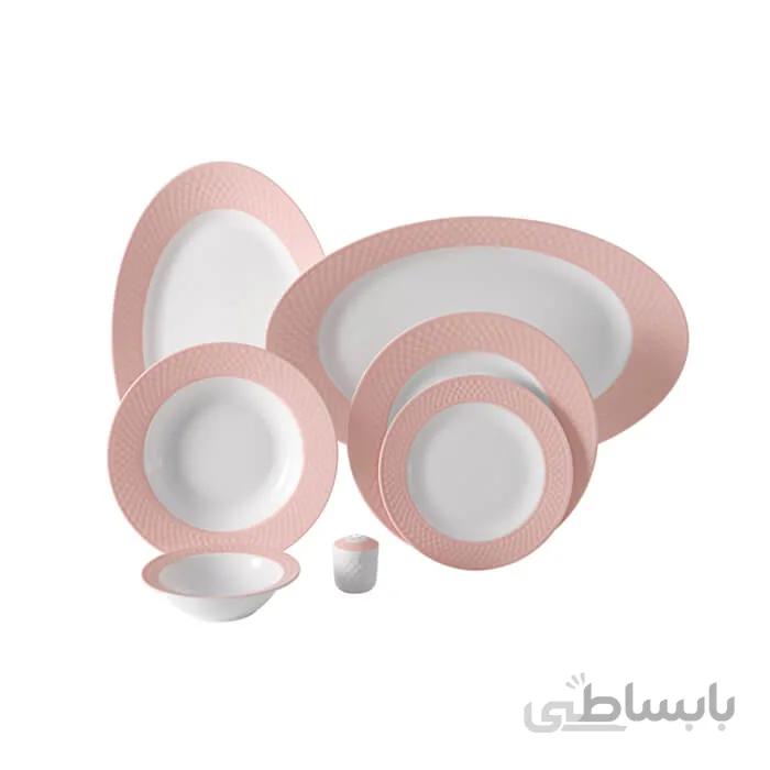 چینی زرین سرویس 6 نفره رادیانس طرح ماربل