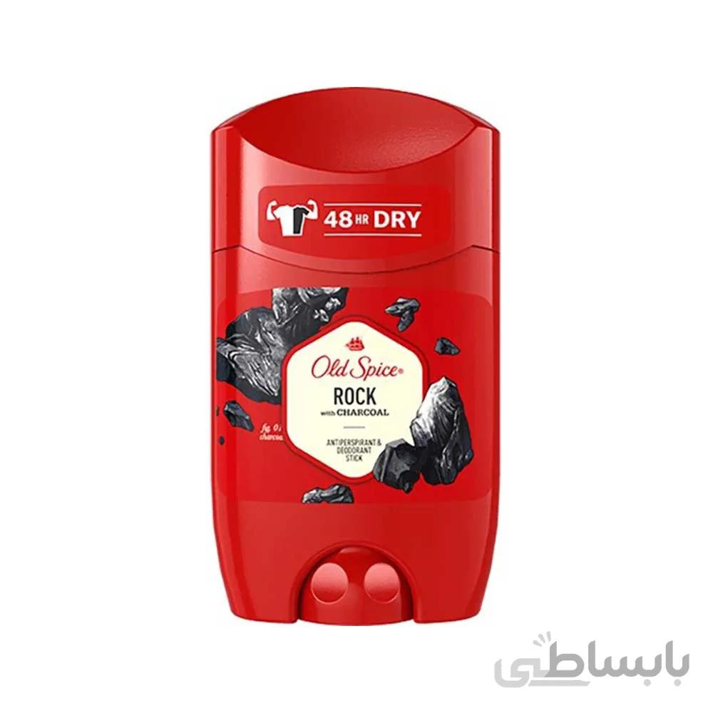 استیک دئودورانت الد اسپایس مدل rock با محافظت 48ساعته ا Old spice rock deodorant stick model with 48hour protection