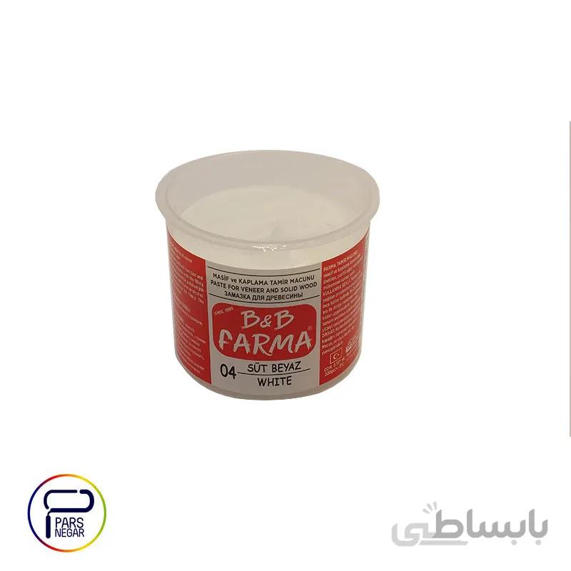 بتونه ام دی اف و چوب فارما ترکیه رنگ سفید ۲۲۰ گرمی