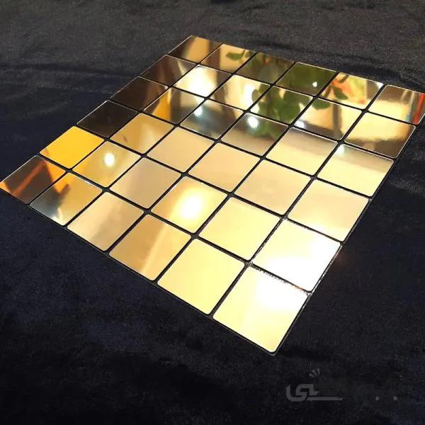 بین کابینتی مربع طلایی براق S367