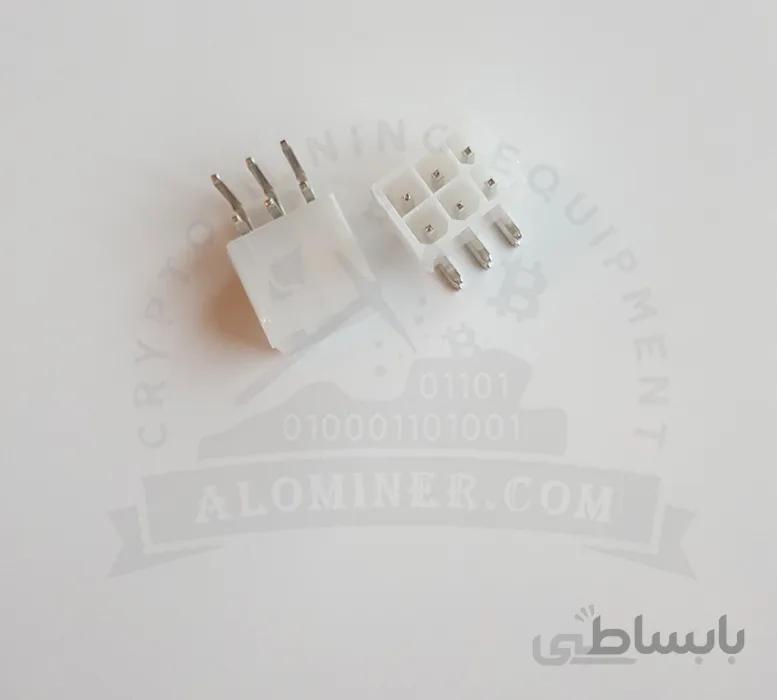 سوکت 6 پین نری